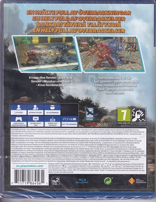 Knack II - i Folie - PS4 (AA-Grade) (Genbrug)